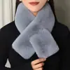 Venta Directa de Fábrica Bufanda Cuadrada Versátil Cálida y Engrosada Bufanda de Felpa para Otoño e Invierno Moda Casual Diaria Bufanda Simple