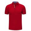 Polo de color sólido de alta gama ropa de trabajo personalizada para hombre y mujer ropa de fábrica camisa cultural para equipo corporativo manga corta con logo bordado impreso
