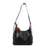 Bolsa tote retrô da moda feminina estilo coreano 2024 inverno nova bolsa de ombro para trabalho e deslocamento bolsa feminina simples de grande capacidade