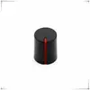 Tampa de Botão Codificador de Meio Eixo de Plástico Tipo Eixo D Tampa de Botão de Potenciômetro Botão de Interruptor de Volume de Amplificador