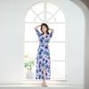 Vestido Midi Elegante Estilo Francês Que Afina a Cintura para Mulheres, Vestido Envelope de Uma Peça Pg Dvf, Novo Modelo Verão 2025