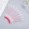 Recarga de bolígrafo de escritura de alta capacidad, bolígrafo de gel con punta de aguja transparente de 0.5 mm para exámenes estudiantiles, preguntas de práctica y uso de oficina