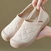 Sapatos para Mulheres, Verão Rasteirinhas Casuais Sapatos de Mãe, Respiráveis Slip-On Antiderrapantes, Bolsas de Sola Macia, Estilo Preguiçoso de Primavera e Outono