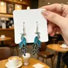 Pendientes de perla geométrica con pasador de plata 925 para mujer, aretes de moda, borla, pendiente de alto nivel, temperamento, pendientes vintage, venta al por mayor