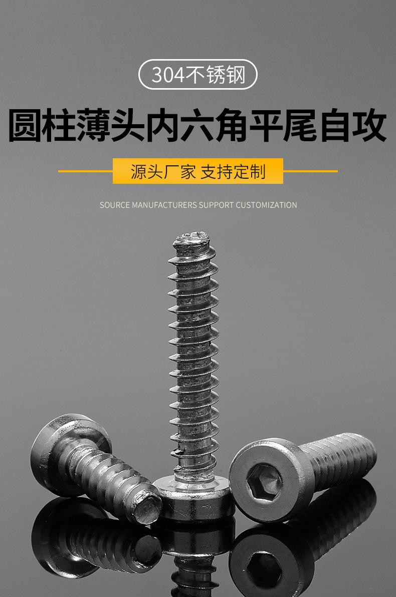 详情74：圆柱薄头内六角平尾自攻HB_01