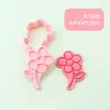 Molde para Galletas de Dibujos Animados de Flores, Corte a Presión Estéreo, Imitando Flores Reales de Primavera, Herramienta Hecha a Mano para Hornear Fondant, Imán para Refrigerador