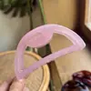 Nueva Hebilla de Mariposa 10cm Hueca Mitad Redonda Estilo Grande Pasador para el Cabello de Dama Tocado Sencillo Pinza de Tiburón
