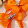 Nuevo Pasador de Pelo con Lazo de Diamante de Corazón Popular Transfronterizo Pasador de Pelo de Cinta Dulce Princesa Accesorios para Ropa Infantil Accesorios para el Cabello