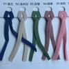 Color disponible en stock, cuerda elástica para mascarilla, cuerda para las orejas, hebilla redonda, protector solar, hebilla de ajuste antideslizante, banda elástica de 5 mm de ancho