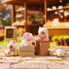 Gato Creativo Lindo Caja Misteriosa Diaria Manualidad de Resina de Dibujos Animados Decoración de Escritorio de Moda Regalo de Vuelta a Clases para Estudiantes