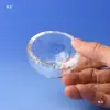 Prato de Sabor de Cristal, Prato de Vidro, Prato de Vinagre, Saboneteira, Tigela Pequena, Copo de Água, Copo de Cristal para Nail Art, Tigela de Copo de Óleo Essencial Essencial para Salão de Beleza