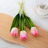 Sienta la hidratación de las flores artificiales de tulipán, ramo de decoración de boda para el hogar de alta gama, flores artificiales, flores artificiales al por mayor