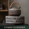 Conjunto para Preparo de Chá no Atacado: Bule Estilo Japonês com Alça, Cerâmica Grossa Vintage, Conjunto Completo de Fogão Elétrico Cerâmico Pequeno Automático
