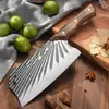 Facas Yangjiang, facas de cozinha, facas domésticas para cortar ossos, facas para cortar carne, facas de cozinha forjadas em aço inoxidável, facas Longshui, facas para cortar ossos, atacado