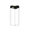 Frasco de Almacenamiento para Granos de Cocina, Vidrio de Borosilicato Alto, Diseño Simple Engrosado, Frasco para Granos de Café y Hojas de Té, Frasco de Vacío Resistente a Altas Temperaturas