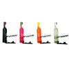 Abridor de garrafa de vinho criativo chave de fenda de personalidade para vinho formato de garrafa de vinho superfície fosca abridor de garrafa de vinho abridor de garrafa de cerveja