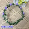 Folhas Verdes 6 Flores Guirlanda Faixa de Cabeça Adorno de Cabeça Promoção de Rua Dia das Crianças Atividade de Jardim de Infância Acessórios de Cabelo Ponto Turístico Guirlanda de Flores