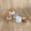 Botella redonda de acrílico de 10g para crema, botella redonda de 15g para crema de día, crema de noche, envase de plástico para crema, botella secundaria, venta al por mayor de fábrica