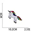 Amazon pegatinas de tela bordadas de unicornio pegatinas de parche de poni de dibujos animados pegatinas bordadas de caballo de un solo hombre logo de ropa Zhang Zai