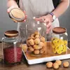 Frasco de Almacenamiento para Cáscara de Mandarina, Frasco Sellado de Vidrio, Botella de Almacenamiento para Cáscara de Mandarina, Frasco para Té, Frasco para Fruta Seca, Frasco de Vidrio