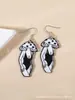 Comercio exterior transfronterizo popular acrílico divertido divertido sexy chica hongo bruja aretes exagerados aretes de hongo