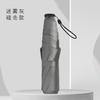 Paraguas Ultra Ligero de Plumas Estilo Japonés con Recubrimiento Negro Engrosado para Protección Solar, Paraguas Plegable para Mujer, Paraguas Portátil de Lápiz, Paraguas Publicitario de Regalo