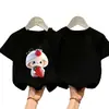 Camiseta Trendy de Nuevo Estilo 2026 para Niñas Grandes, Verano Manga Corta Algodón Puro Casual Moda Top de Verano para Niños