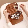 Bolsa de Cosméticos para Mujer 2025 Nueva Bolso de Hombro Impermeable para Brochas de Maquillaje, Labiales, Cosméticos, Bolsa con Capas para Viaje