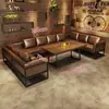 Sofá tipo booth para bar de estilo industrial, cafetería, restaurante de barbacoa, restaurante occidental, diner musical, juego de mesa y sillas para pub
