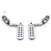 Soporte de Reposapiés de Aleación de Aluminio para Motocicleta Barra Protectora Parachoques Universal Adecuado para 1.25"/32mm