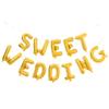 16 pulgadas Imitación Letras Estilo Americano Feliz Te Amo 1314 Set Decoración Propuesta de Boda Globos de Papel de Aluminio para Uso en Bodas