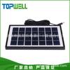 Luz de Emergencia Solar Portátil de Carga de Gran Capacidad usb Luz de Camping Panel de Iluminación de Carga Solar para Exteriores