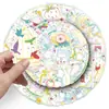 50 Adesivos Originais Pintados à Mão para Lazer, Personalizados Transfronteiriços Fofos de Comida para Geladeira Capa de Celular Adesivos de Computador