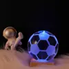 Luminária de Noite Bola de Cristal Brilhante, Lâmpada Colorida de Céu Estrelado, Galáxia, Lua, Sistema Solar, Enfeite de Madeira, Presente de Dia dos Namorados para Amigos