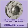 Impulsor de Bomba d'Água Máquina de Polimento de Borda de Vidro Máquina de Limpeza Acessórios para Bomba Elétrica Impulsor de Água de Alumínio Tampa Inferior Tubo de Saída