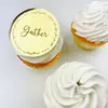 Decoração de Cupcake de Acrílico Estilo Ins Transfronteiriço Marcação de Ação de Graças Suprimentos de Festa Enfeites de Decoração de Bolo