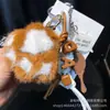 Ins Nueva Muñeca de Peluche Bolso Colgante Serie Miu Decoración de Bolso Muñeco de Dibujos Animados Gato Conejo Llavero Colgante