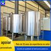 Tanque de armazenamento de óleo comestível em aço inoxidável 304 Tanque de armazenamento de suco de bebida de grau alimentício 30 toneladas Tanque de armazenamento de água isolado vertical