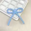 Acrílico Cor Galvanizada UV Furo para Pendurar Gravata Borboleta Grande DIY/Corrente para Celular Chaveiro Pingente de Carro Pendurar na Bolsa Material de Miçangas