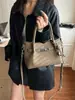 Bolso Cubo Casual de Moda Transfronterizo Otoño e Invierno 2025 Nuevo Bolso de Hombro con Textura Retro Bolso de Mano Personalizado Bolso Tote