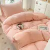Juego de Cama de Tres Piezas de Algodón 100% Puro Jacquard Color Sólido 60S para Dormitorio de Estudiantes, Juego de Ropa de Cama con Funda de Edredón, Sábana Plana y Sábana Ajustable 100% Algodón Puro de Lujo Ligero