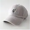 Nueva Gorra de Béisbol de Mezclilla Simple Bordada para Hombres y Mujeres, Estilo Pareja, Versátil Casual de Nicho Tendencia Gorra Protectora Solar