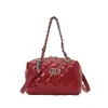 Bolso Pequeño Cuadrado Transfronterizo 2026 Estilo Nuevo Bolso de Cadena Acolchado Inspirado en Chanel para Mujer, Bolso de Hombro y Cruzado Versátil de Alta Gama Moderno
