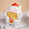 Enfeite Maneki-neko Fofo Personalizado de Fábrica Artesanato em Resina Gatinho Desenho Animado Decoração de Mesa Presente Festivo