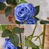 Montaña de Nieve Simulada Flor de Rosa Enredadera Flores Falsas Cubierta Decorativa para Envolver Tubo de Aire Acondicionado Flores de Enredadera para Arco de Boda Paisajismo