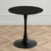 Mesa de negociação nórdica tulipa branca pequena mesa redonda simples mesa redonda sala de recepção mesa de chá com leite fabricantes de placas de rocha