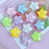 Color Transparente Fino Flash Estrella de Cinco Puntas Accesorios de Resina DIY Funda para Teléfono Horquilla Vaso de Agua Hebilla para Zapatos Accesorios Estrellas