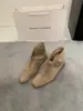 Botines para mujer, nueva colección otoño/invierno 2026, increíblemente elegantes y cómodos, diseño negro de punta cuadrada con cierre de hebilla y tacón oculto