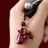 Colección de Llaveros Arena Púrpura Oro Cinabrio, Colgante, Colgante para Bolso Año Zodiacal Arena Púrpura Oro, Suministro para Vendedores Ambulantes, Venta al por Mayor de Joyería
