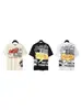 Transfronterizo 24ss Hell Star Hellstar Estilo Europeo y Americano High Street Manga Corta Tendencia Camisetas para Hombre y Mujer Belleza de Nicho Marea
